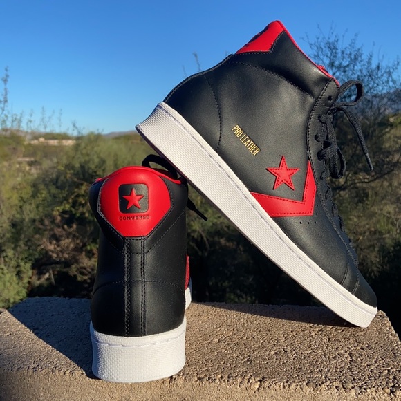 New Pro Leather Mid Converse Sneakers - Picture 10 of 16